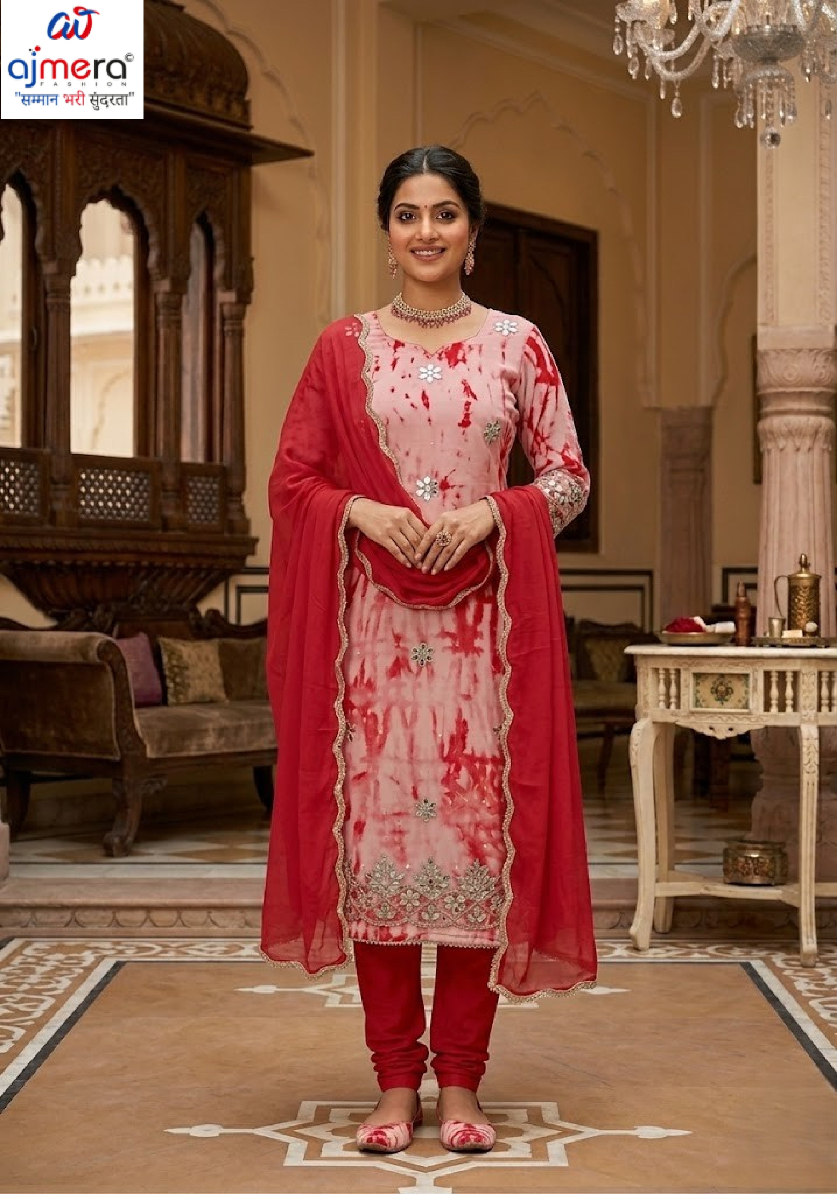 Exclusive Organza Unstitched Suit Set | KVV-JAIPURI BLAST VOL-2