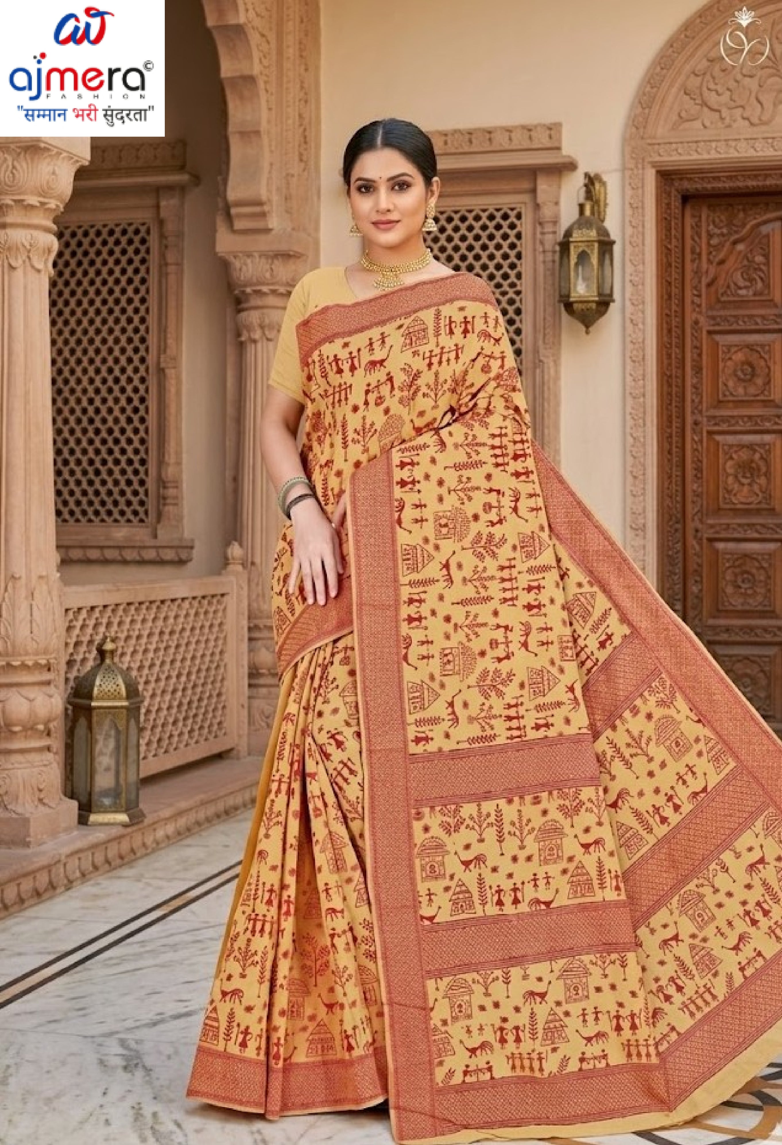 Royal Rapier Silk Matching Saree With Blouse Piece | DBU-PAKHI COTTON