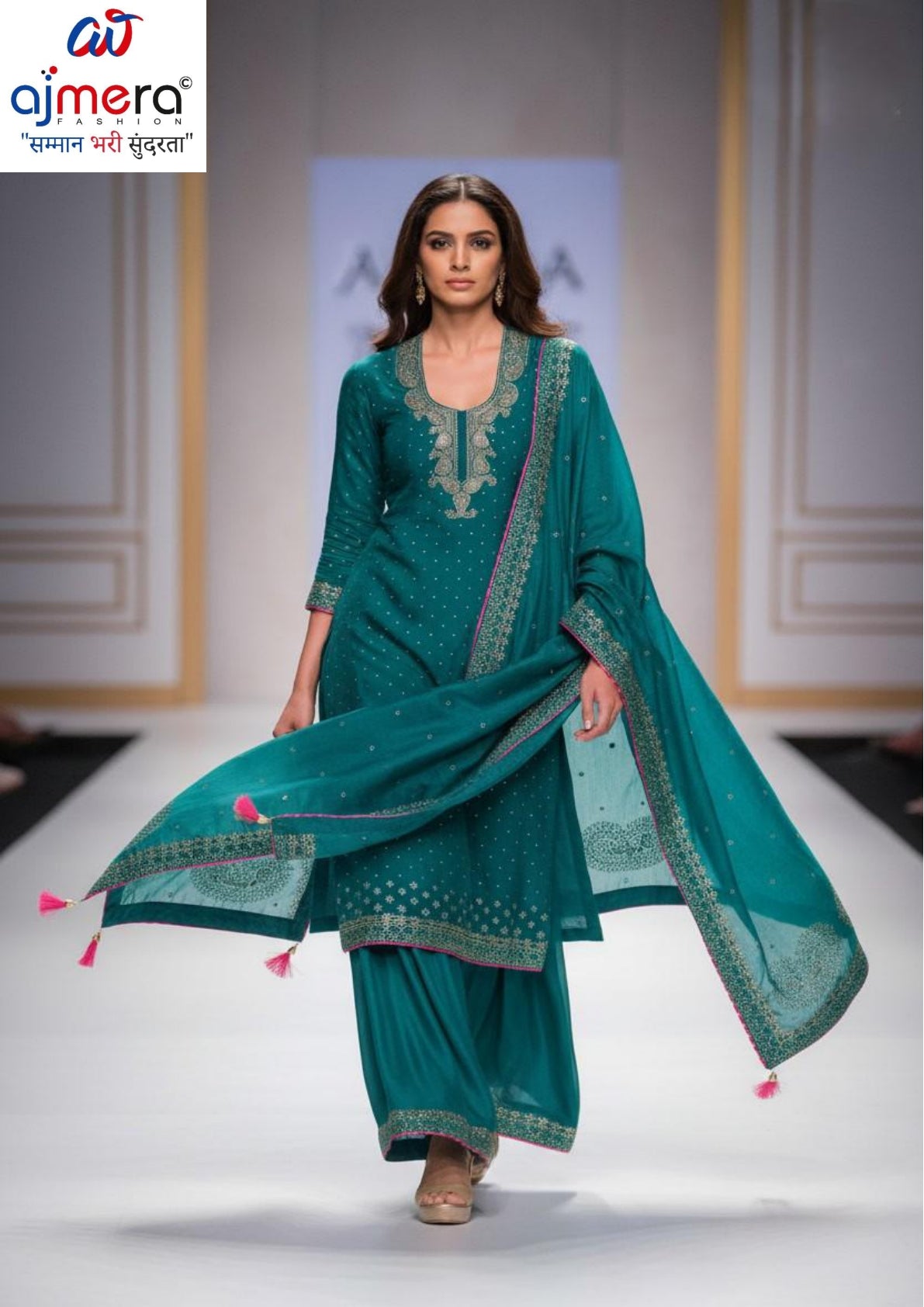 Premium Simar Unstitched Suit Set | AAR-FUSION