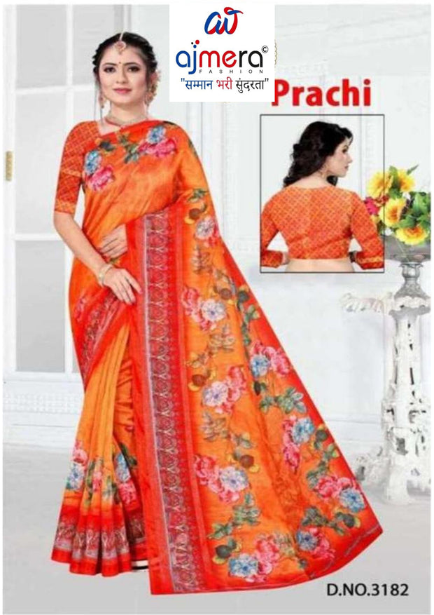 Occasion Wear Rapier Silk Matching Saree Without Blouse | APN-PRACHI