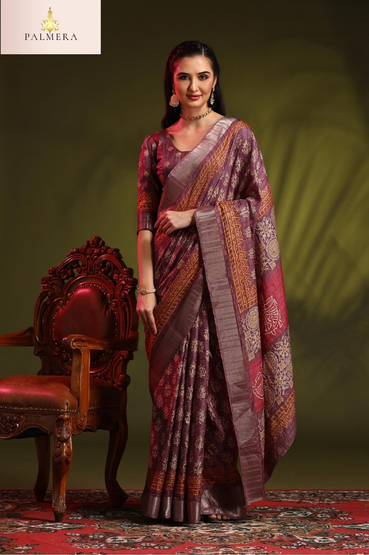 Holland Silk Handloom Silk Saree with Blouse for Premium Ethnic and Traditional Wear | ALL-HOLLAND SILK-04