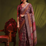 Holland Silk Handloom Silk Saree with Blouse for Premium Ethnic and Traditional Wear | ALL-HOLLAND SILK-04