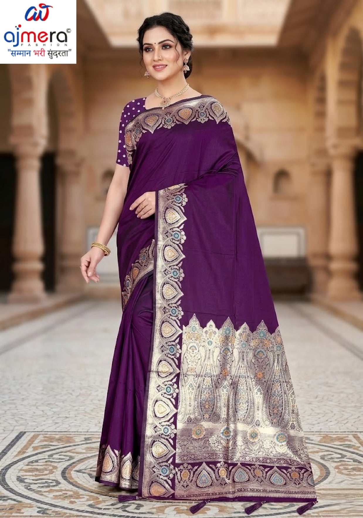 Heritage Jacquard Silk Saree With Blouse Piece | TUL-FAST STORY SILK VOL-08