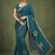 Fashionable Printed Saree with Blouse Piece for Festive Collection | RDD-NIKITA VOL-03