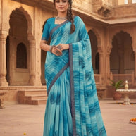 Stylish Printed Saree with Blouse Piece for Traditional Celebrations | PRM-MALDEEP