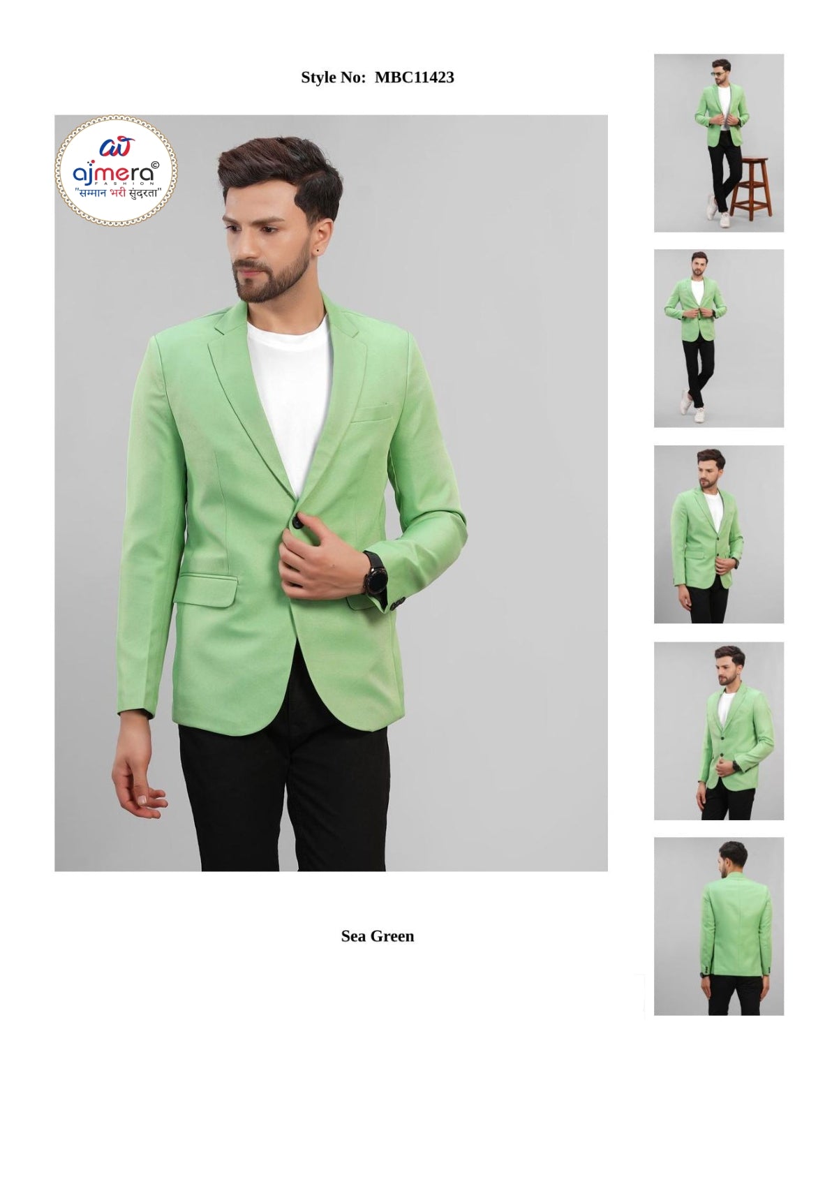 Premium Men’s Formal Blazer for Business & Party Wear | SNA-MBC11423