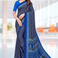 Printed Print Loose Saree without Blouse for Premium Ethnic and Traditional Wear | SIP-MISS WORLD