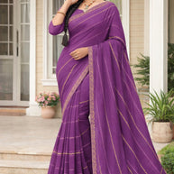 Printed Dyed Matching Saree with Blouse Piece for Premium Ethnic and Traditional Wear | RAL-VPM-1