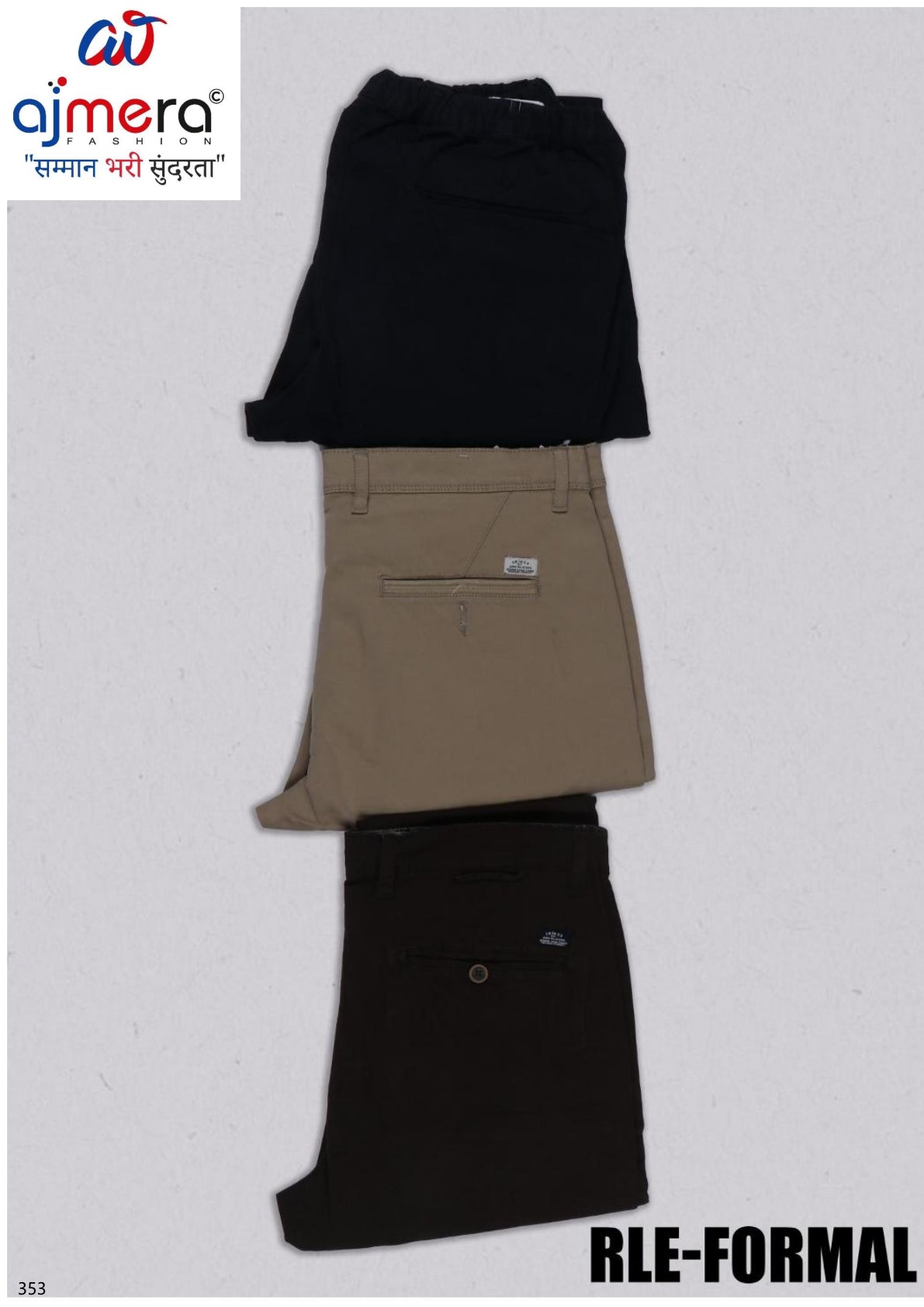 Formal Trousers Manufacturer India | RLE-FORMAL