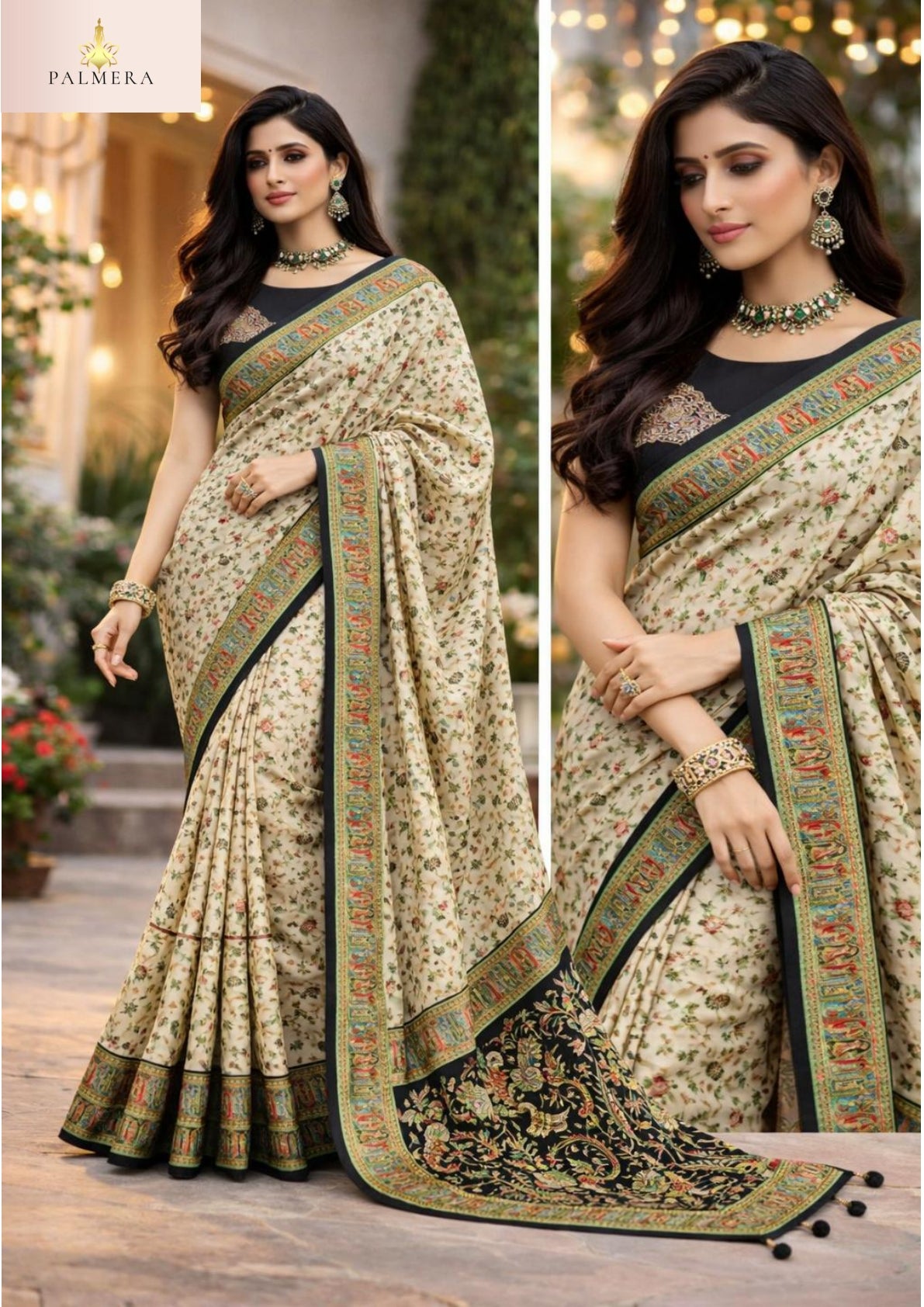 Ganga Blended Silk Saree with Blouse for Premium Ethnic and Designer Wear | ALL-GANGA-04