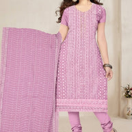 Premium Fox Georgette Unstitched Suit Set | KVF-SUMMER