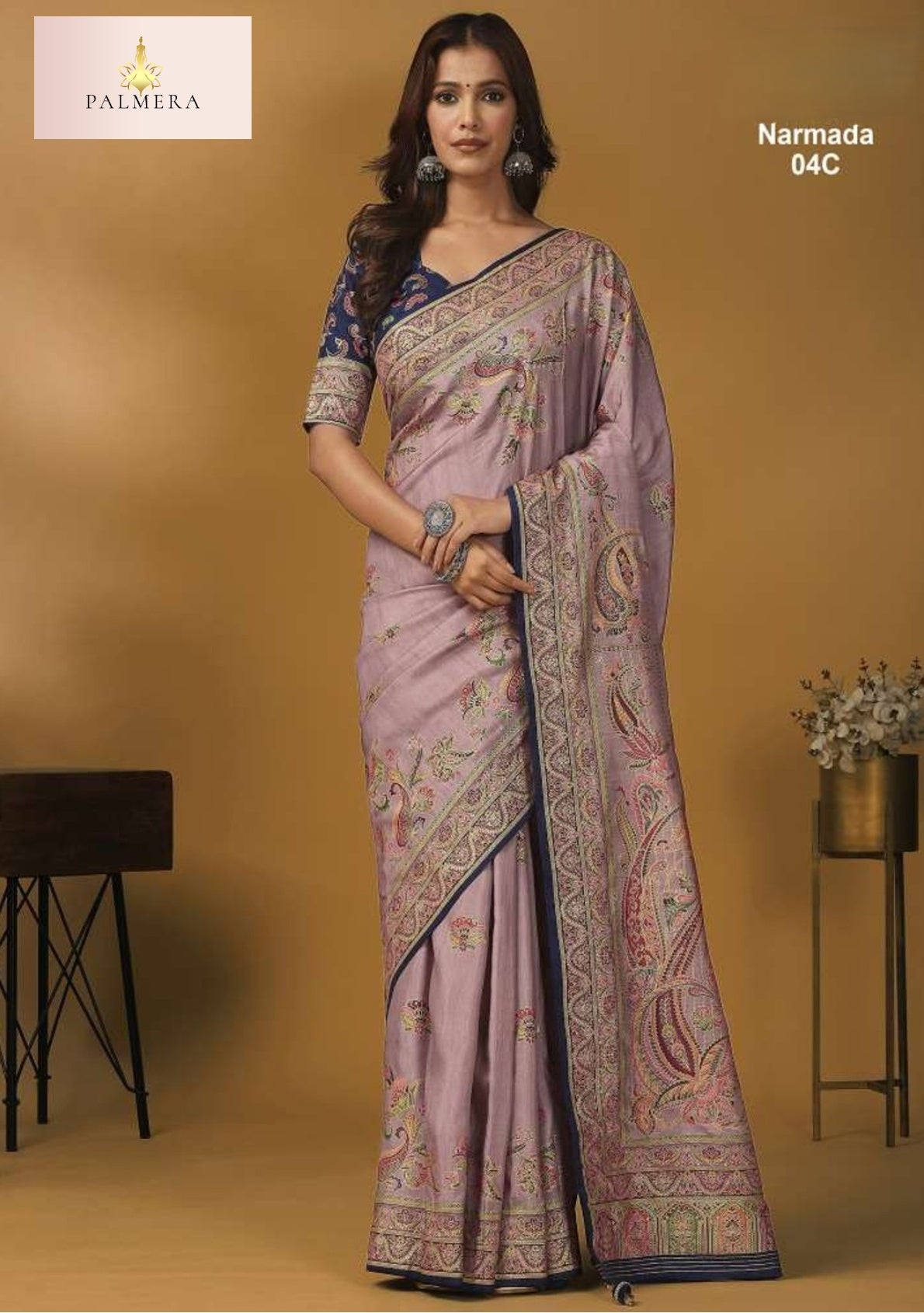 Palmera Saree Manufacturer and Palmera Saree Supplier | ALL-NARMADA-04