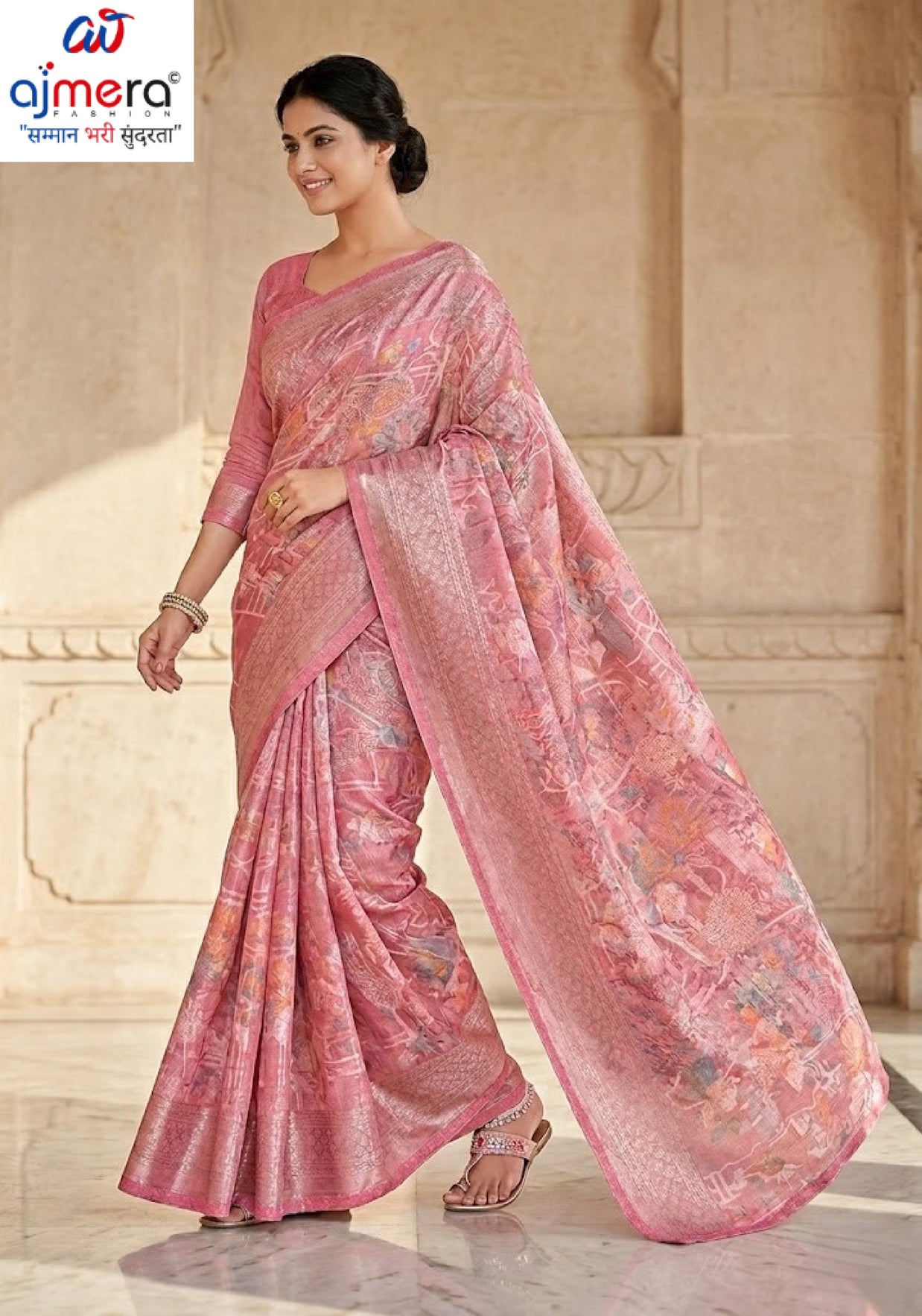 Exclusive Printed Saree with Blouse Piece for Elegant Ethnic Look | TTS-HEENA VOL-29