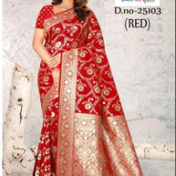 Elegant Jacquard Silk Saree with Designer Blouse Piece for Festive Elegance | MTE-25103