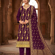 Premium Indo Unstitched Suit Set | RID-VYAPAAR-2
