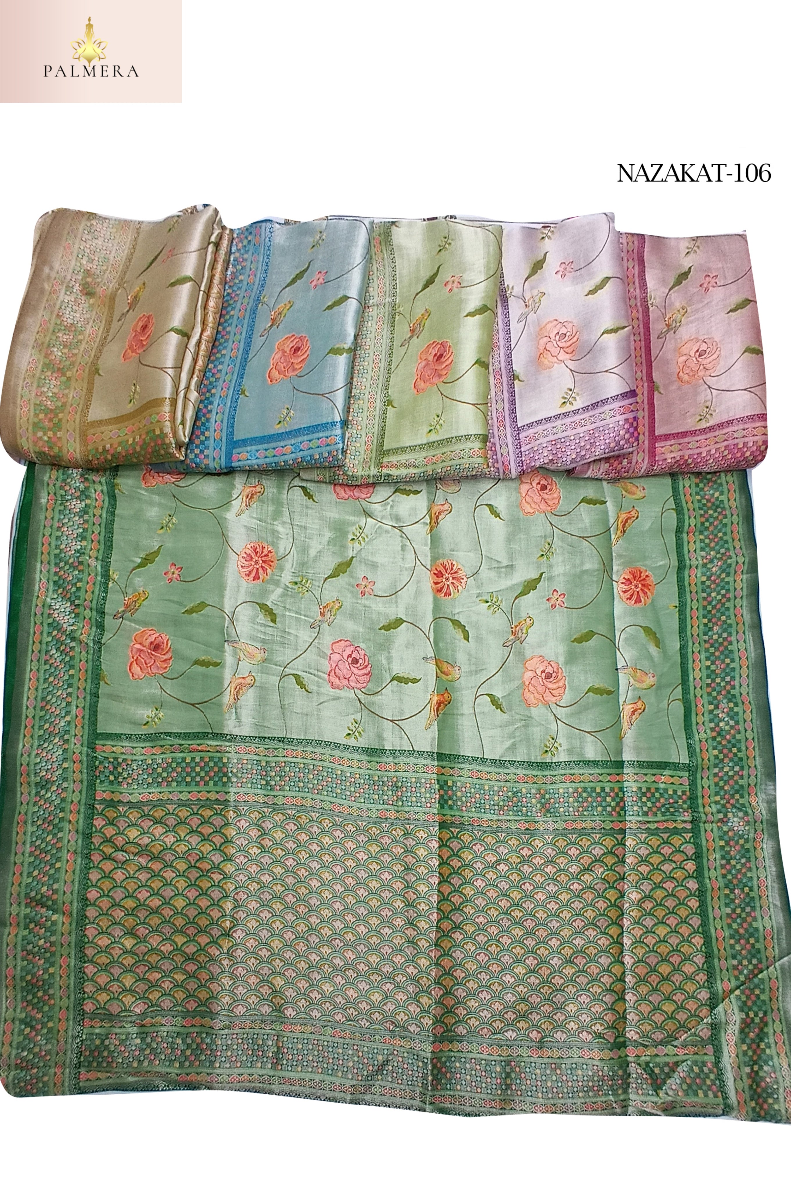 Palmera Saree Manufacturer and Palmera Saree Supplier | ALL-NAZAKAT-106