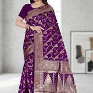 Exclusive Jacquard Silk Saree with Blouse Piece for Premium Cultural Wear | TUL-HANSJODA SILK VOL-46