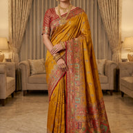 Fine Craft Jacquard Silk Saree With Blouse Piece | STZ-ADHYA