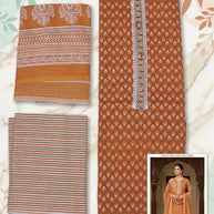 Premium Designer Unstitched Suit Set | NCY-COTTON SOMAYA