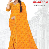 Premium Printed Saree with Matching Blouse Piece for Ethnic Elegance | GLC-SHADI COM