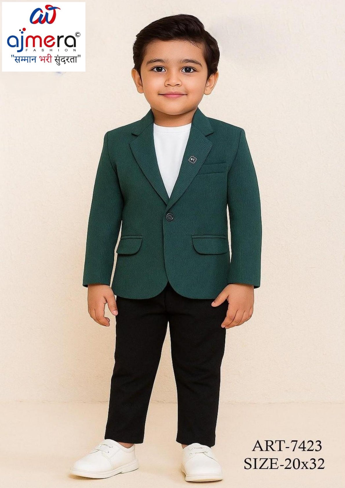 Wholesale Boys 3 PCS Ethnic Wear Set | JDW-7423