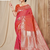 Classic Jacquard Silk Saree with Blouse Piece for Elegant Traditional Look | TUL-MALBARI SILK VOL-63