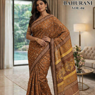 Exclusive Printed Saree with Blouse Piece for Elegant Ethnic Look | RMF-BAHURANI VOL-4