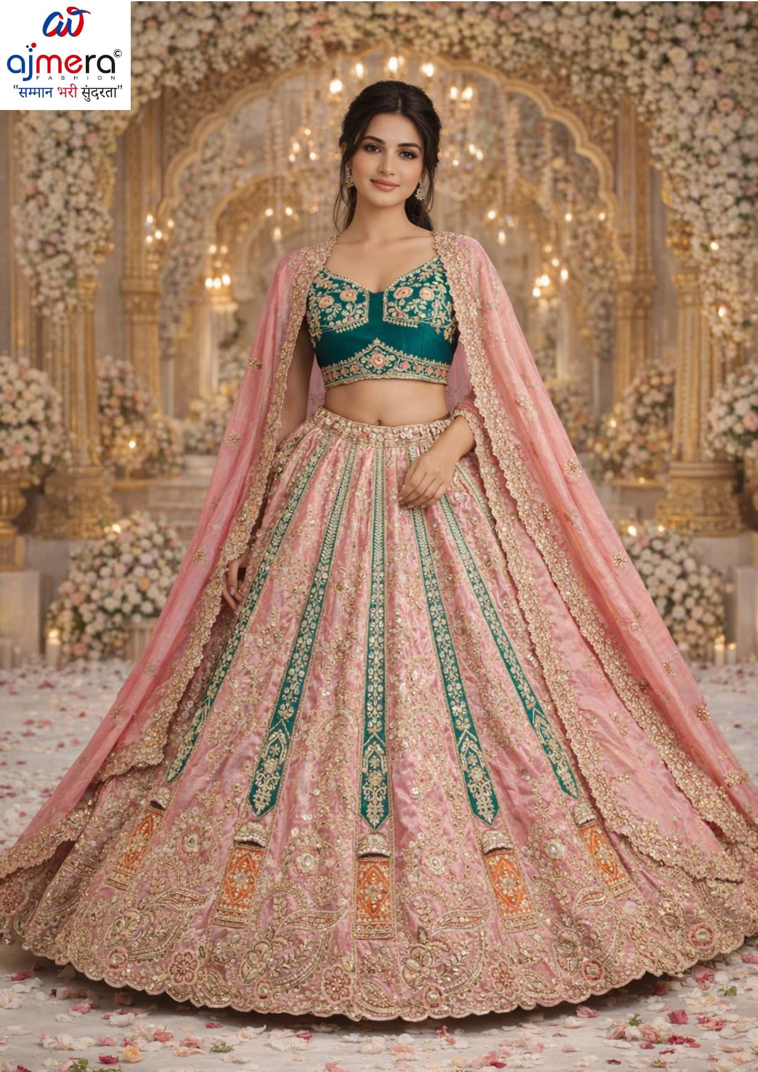 Fancy Embroidery Lehenga Choli Manufacturer Supplier Exporter|ADD-VIBHA
