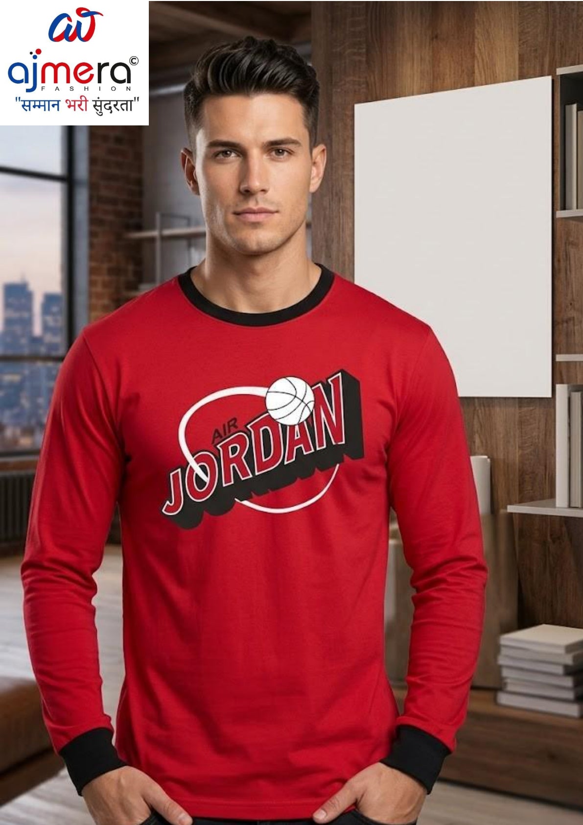 Premium Men's T-Shirt for Casual & Daily Wear | SAH-1107-M