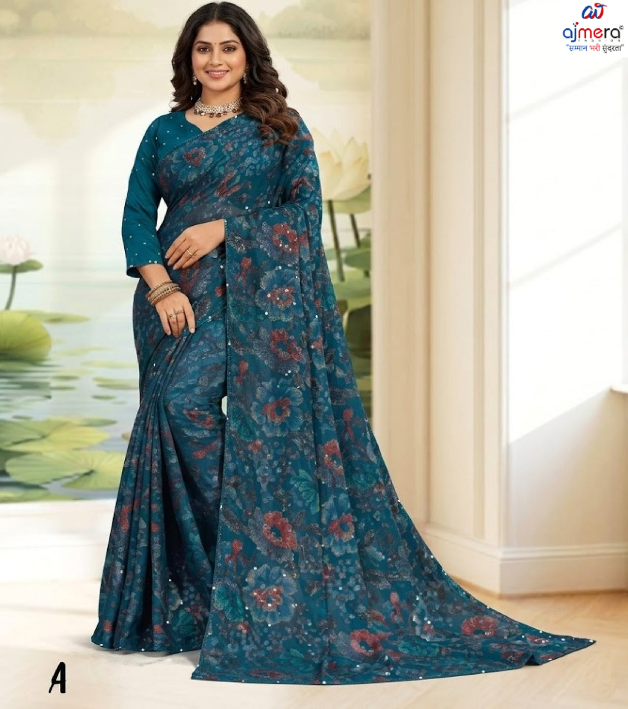 Stylish Printed Saree with Blouse Piece for Traditional Celebrations  | RDD-KAAMYA VOL-03