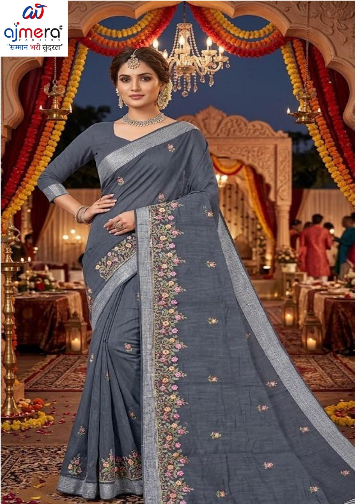 Fancy Cotton Saree with Blouse Piece for Premium Ethnic and Traditional Wear | VKF-TARPAN