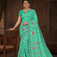 Handloom Cotton Saree with Without Blouse for Premium Ethnic and Traditional Wear | PJA-HETAL