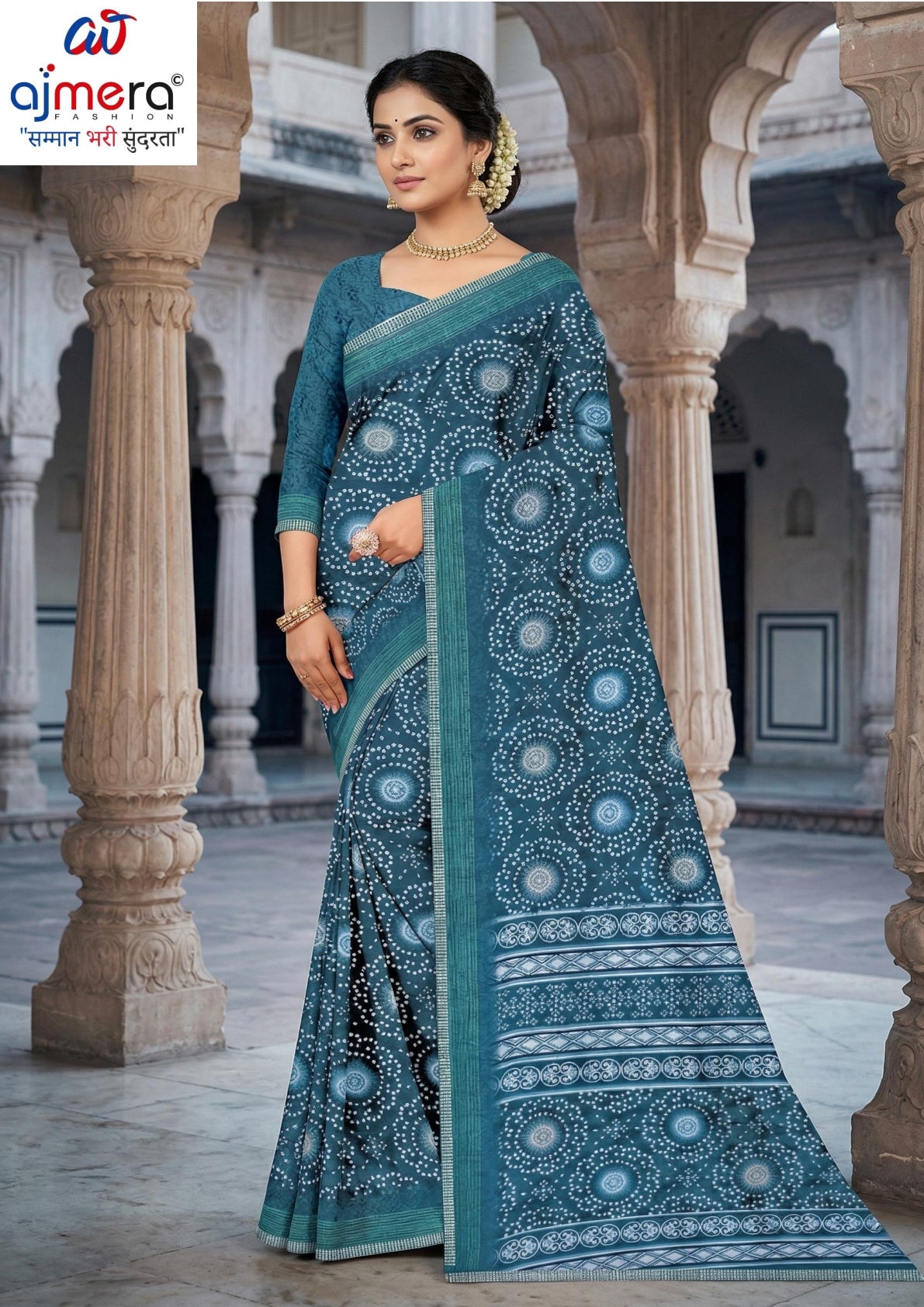 Contemporary Printed Saree with Blouse Piece for Premium Wear | GLC-SURYAMUKHI