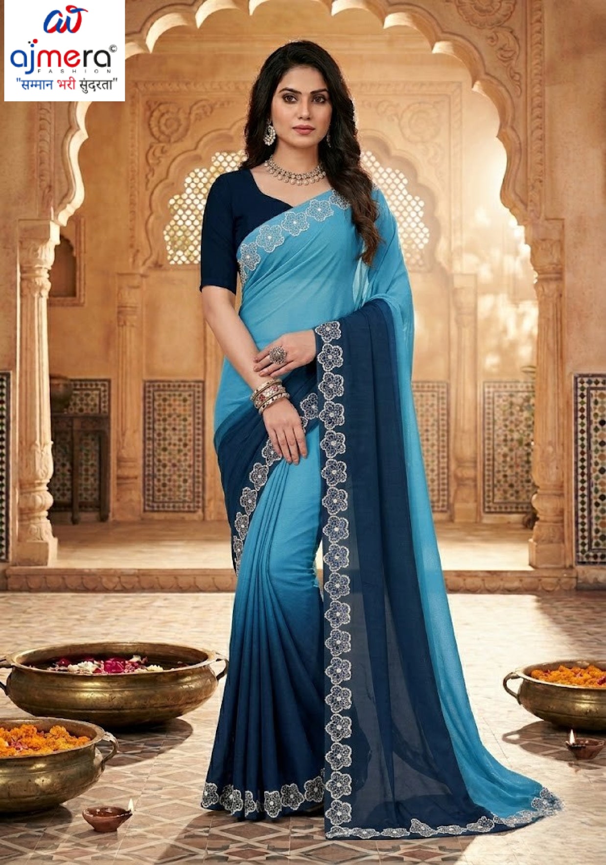 Top Dyed Saree Wholesale with Blouse Piece for Premium Ethnic and Traditional Wear | SRS-KOLKATA QUEEN