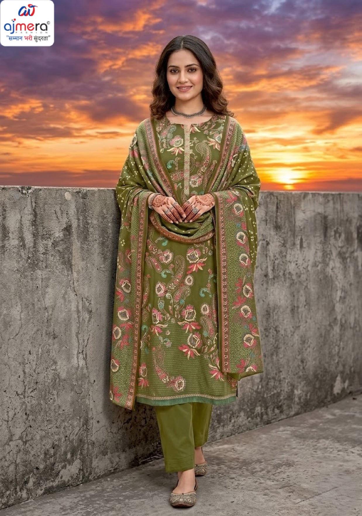 Ladies Cotton Unstitched Suit | VAS-BOSCO