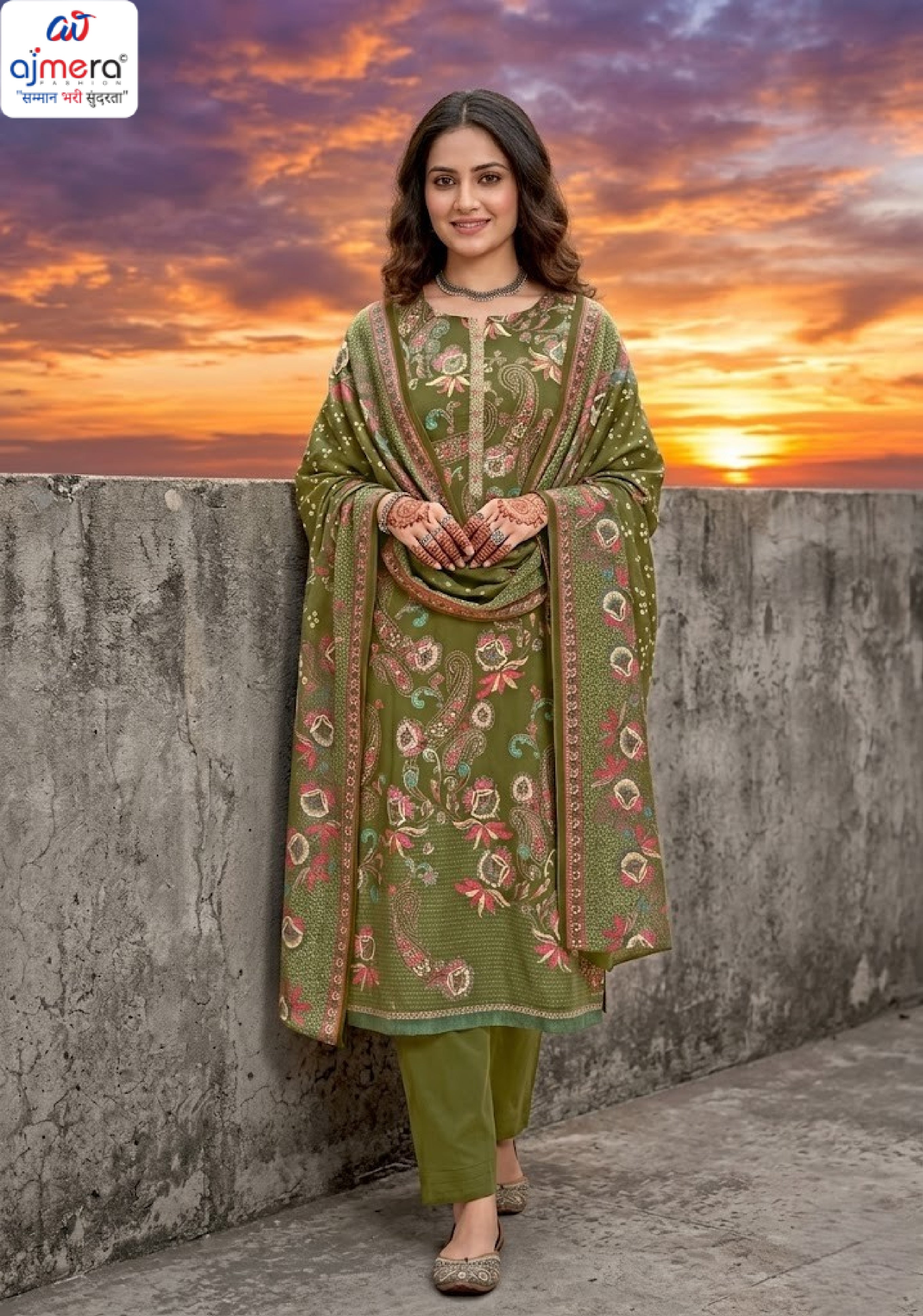 Ladies Cotton Unstitched Suit | VAS-BOSCO