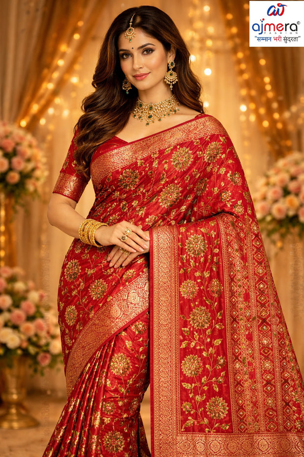 Stylish Printed Saree with Blouse Piece for Traditional Celebrations  | WLN-HIMANI-11088