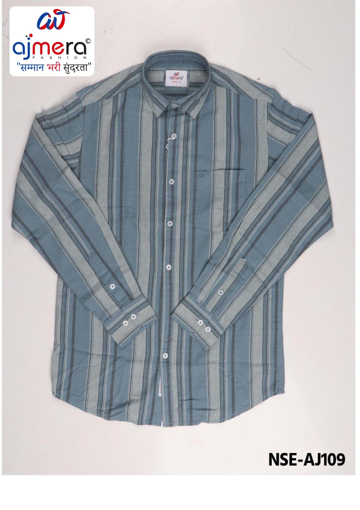 Mens Shirt B2B Supplier India | NSE-AJ109
