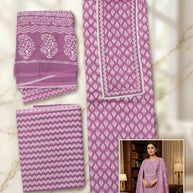 Premium Cotton Unstitched Suit Set | NCY-BANI-2