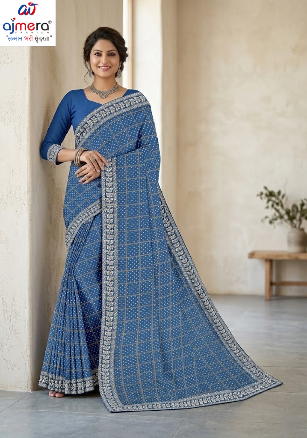 Beautiful Printed Saree with Blouse Piece for Cultural Celebrations  | TD-MAKKHAN MALAI