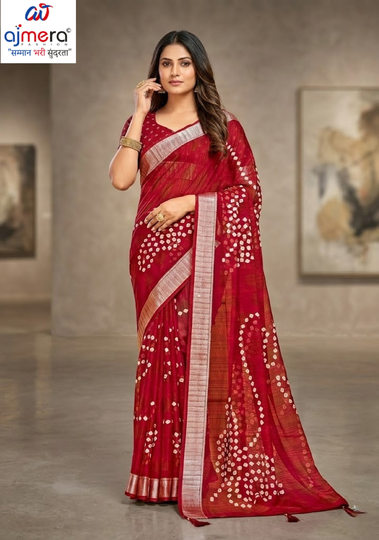 Contemporary Printed Saree with Blouse Piece for Premium Wear  | RDD-HIMANI VOL-02