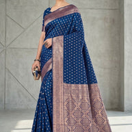 Fashionable Jacquard Silk Saree with Blouse Piece for Special Events | TUL-VEERA SILK VOL-01