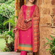 Premium Pure Jaam Cotton Unstitched Suit Set | VAS-KHATTA MITHA