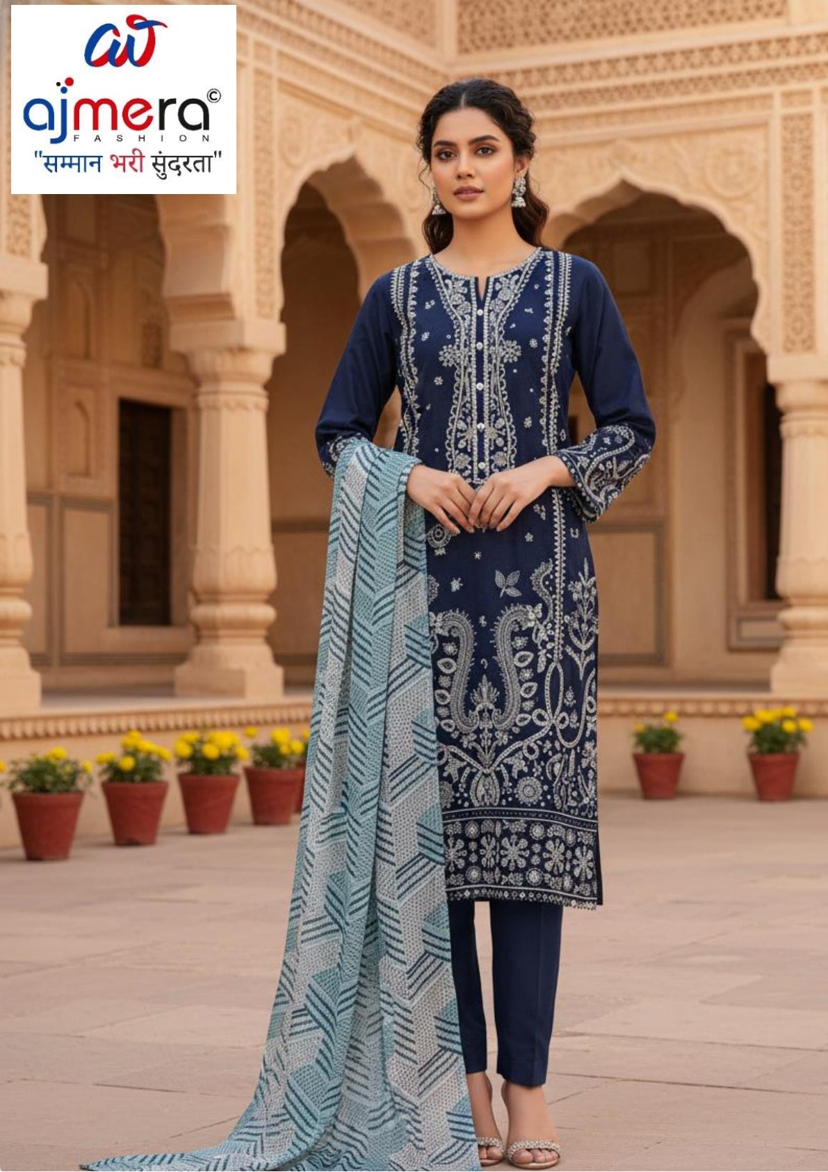 Designer Premium Pakistani Lawn Suit for Women | DIF-5202