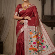 Celebration Rapier Silk Matching Saree With Blouse Piece | DKS-SAFALI