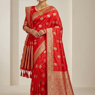 Rapier Jacquard Silk Saree With Blouse Piece | AYH-UTSARA