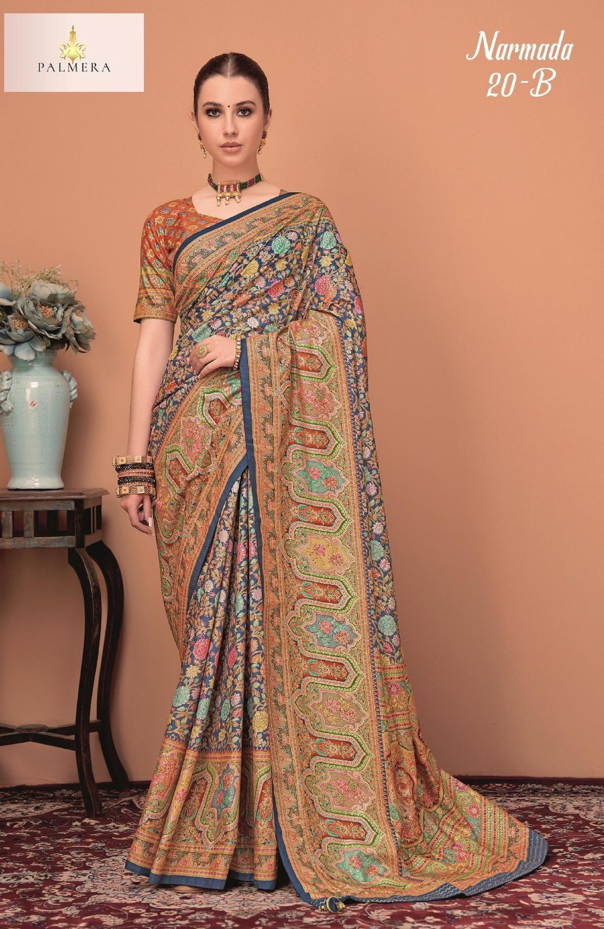 Palmera Saree Manufacturer and Palmera Saree Supplier | ALL-NARMADA-20