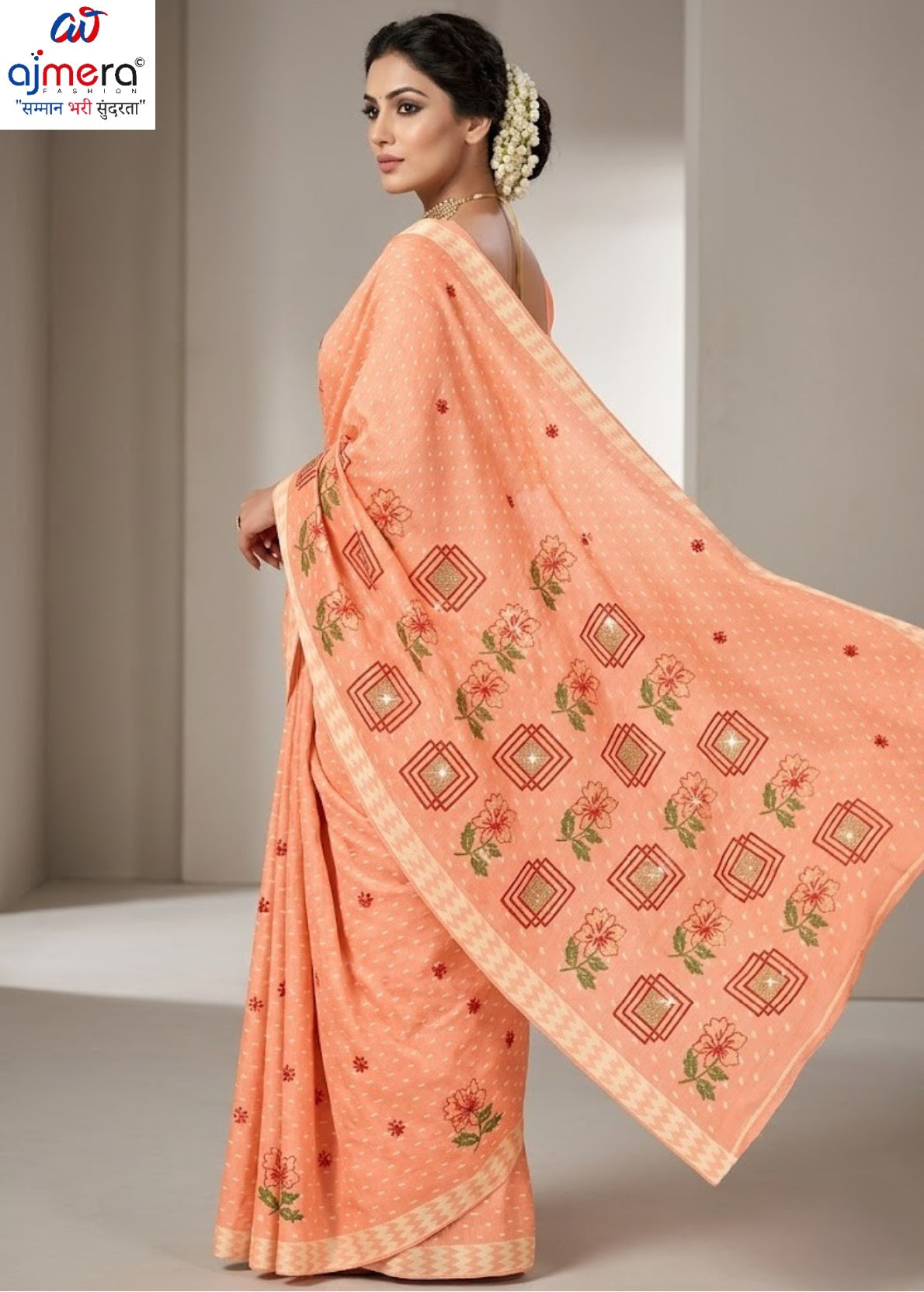 Wholesale Cotton Saree with Without Blouse for Premium Ethnic and Traditional Wear | PJA-SATSANG