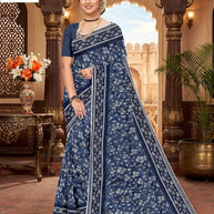 Contemporary Printed Saree with Blouse Piece for Premium Wear  | GPT-MEGHA-2