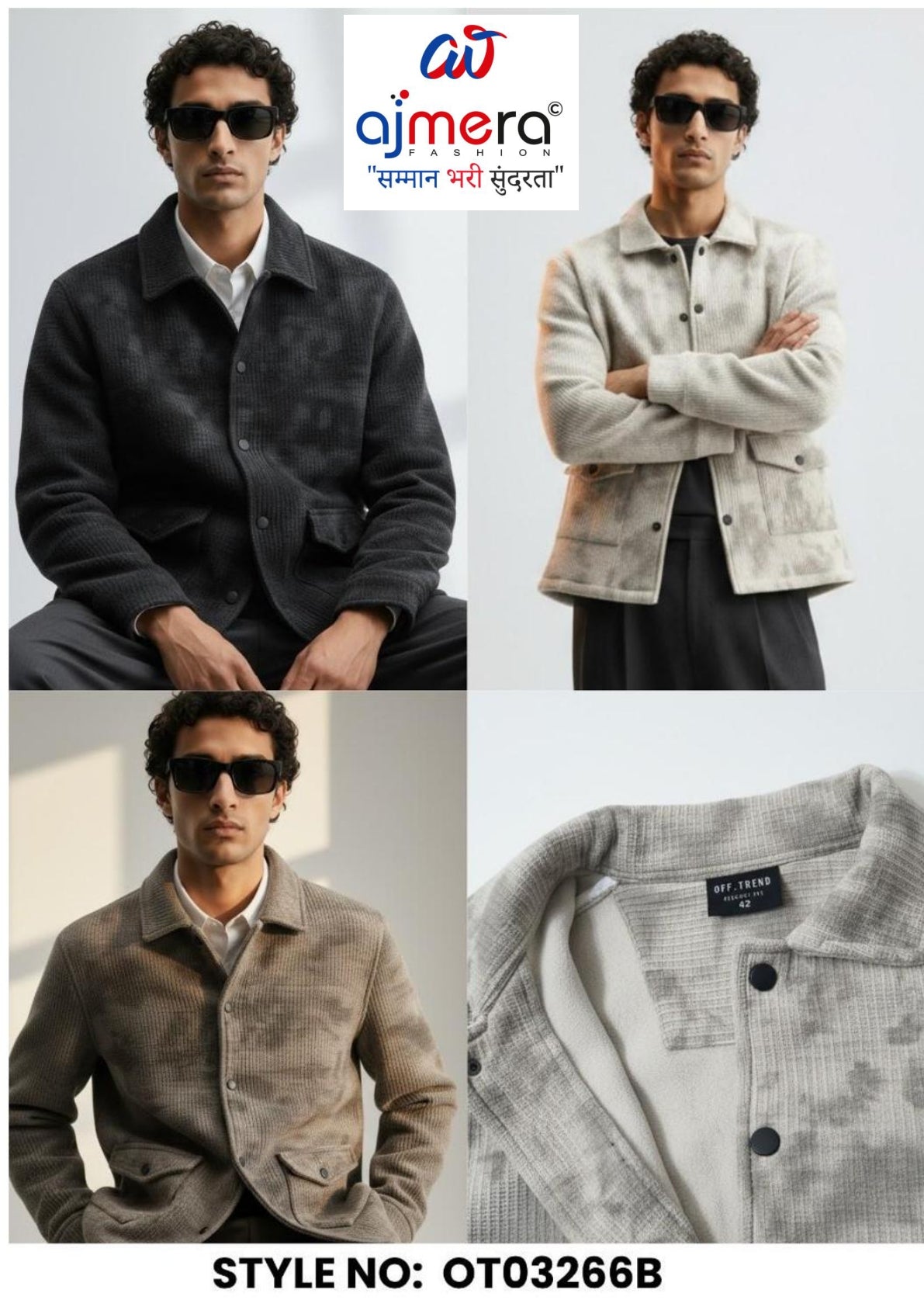 Premium Men's Shacket for Stylish Casual Wear | ANE-OTO-3266B